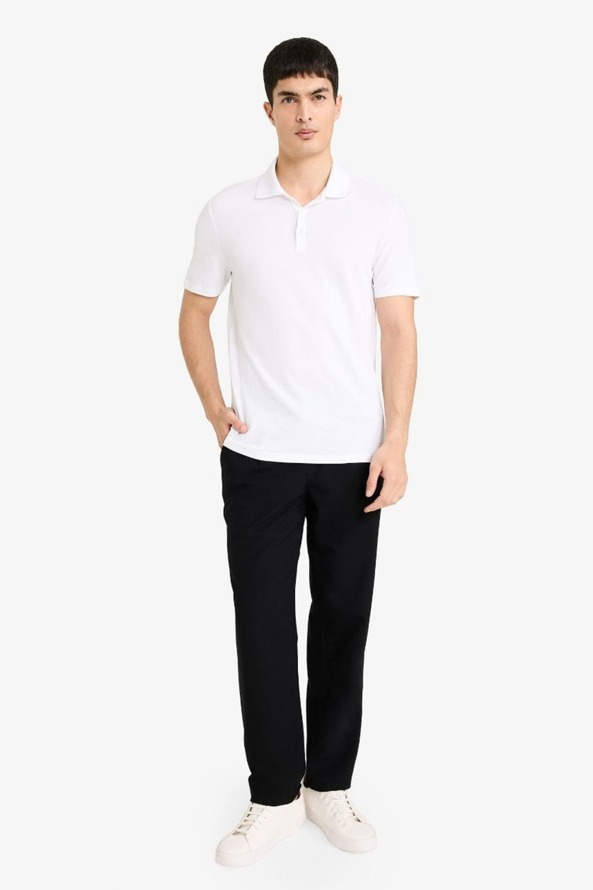 Defacto Erkek Short Sleeve Polo T-Shirt M6609AZ - Beyaz