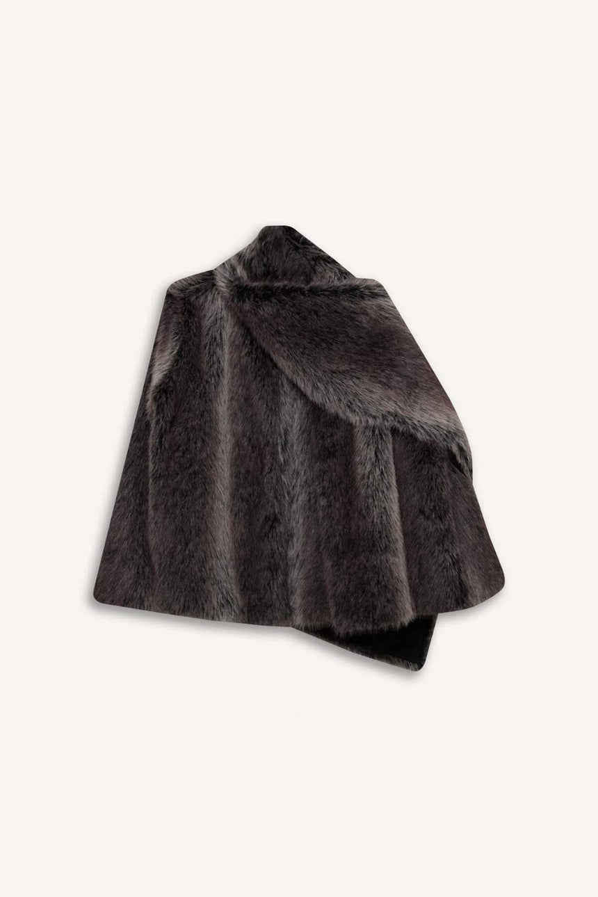 Defacto Kadın Faux Fur F5566Ax - Gri