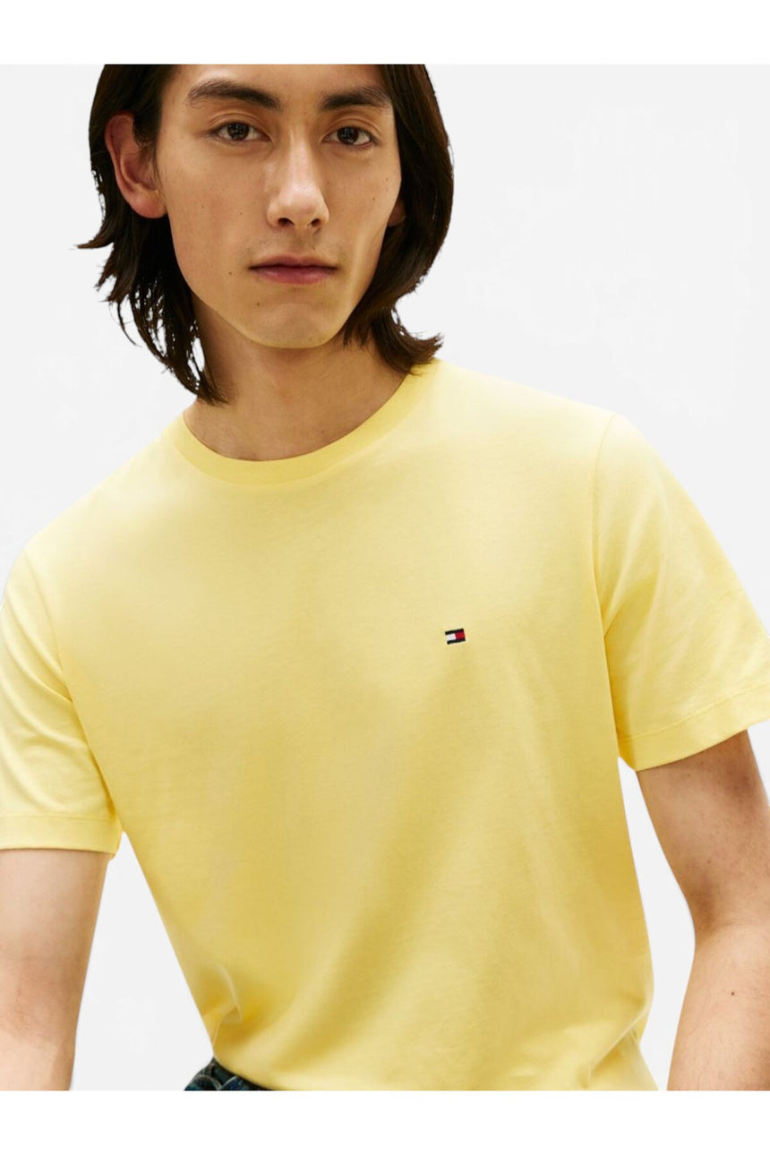 Tommy Hilfiger Erkek ESS SEASONAL REG FIT SOLID TEE MW0MW39995 - Sarı