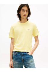 Tommy Hilfiger Erkek ESS SEASONAL REG FIT SOLID TEE MW0MW39995 - Sarı