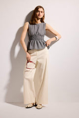 Defacto KADIN Woven Top H5968AX - Koyu Lacivert