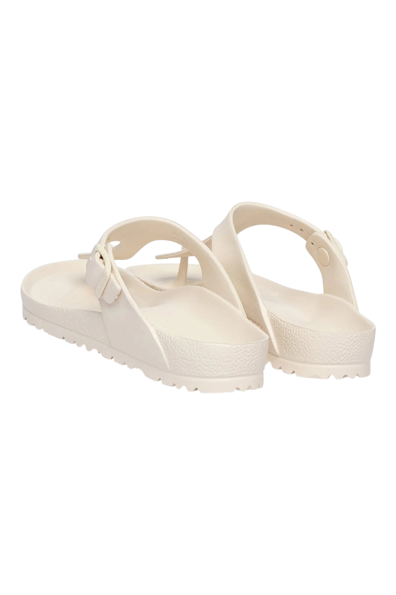 Sporline Birkenstock Gizeh Eva kırık beyaz unisex parmak arası terlik, hafif ve suya dayanıklı tasarım