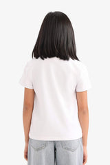 DeFacto E5893A8 Çocuk T-Shirt - Beyaz