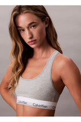 Calvin Klein Kadın UNLINED BRALETTE LV00QF8493 - Gri