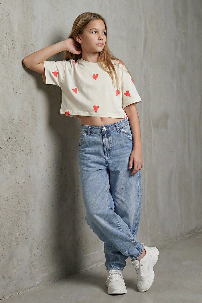 DMB 9-14 DENIM PANTOLON M 9946 - Mavi