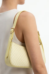 Calvin Klein Kadın EMBLEM AOP SMALL SHOULDER BAG LV04F3324G - Yeşil
