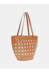 Guess Frankie Girlfriend Kadın Tote El Çantası HWWG9736220 - Kahverengi