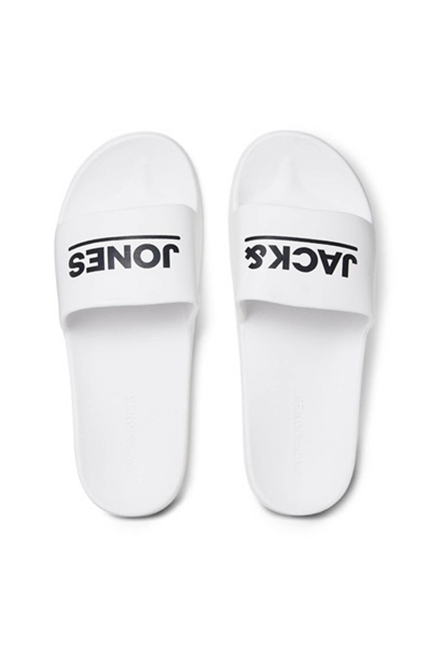 JACK&JONES JFWOLLIE SLIDER LN 12236477 - Beyaz