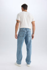 Defacto Erkek Denim Trousers B3926Ax - Açık Mavi