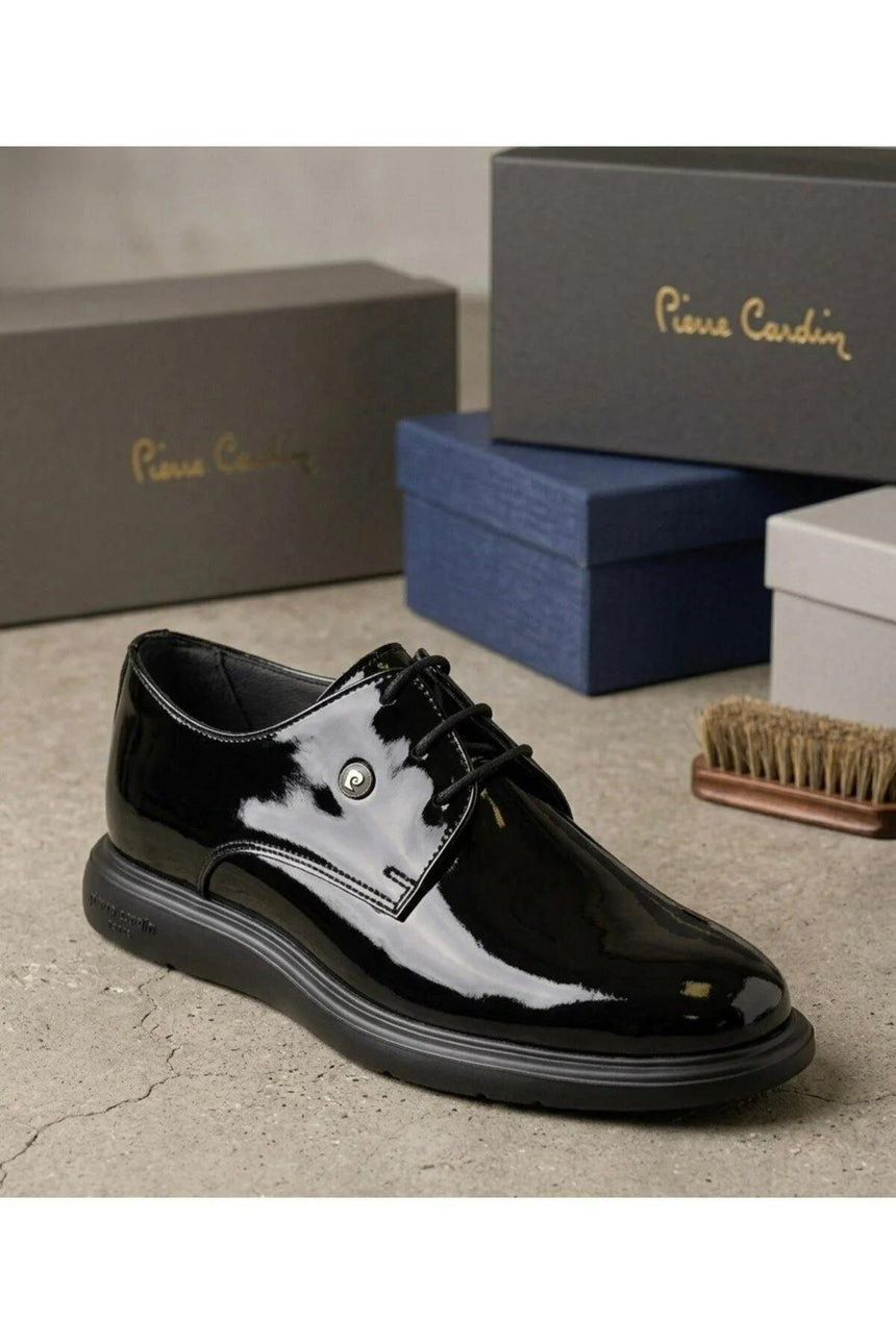 Pierre Cardin Erkek Rugan Ayakkabı 70PC01 - Siyah