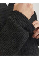 Jack & Jones Premium Blustanley Erkek Bisiklet Yaka Triko Kazak 12305682 - Mavi