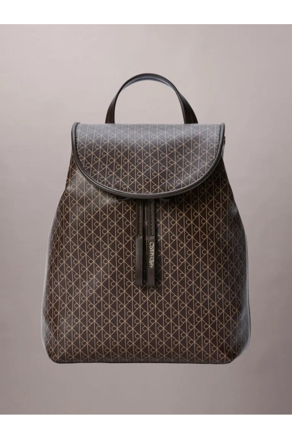 Calvin Klein Emblem AOP Mini Backpack Kadın Sırt Çantası LV04F3507G - Kahverengi
