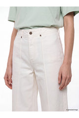 LCW KADIN W6DE34E8 PNT,EZO-SOLID - Ekru