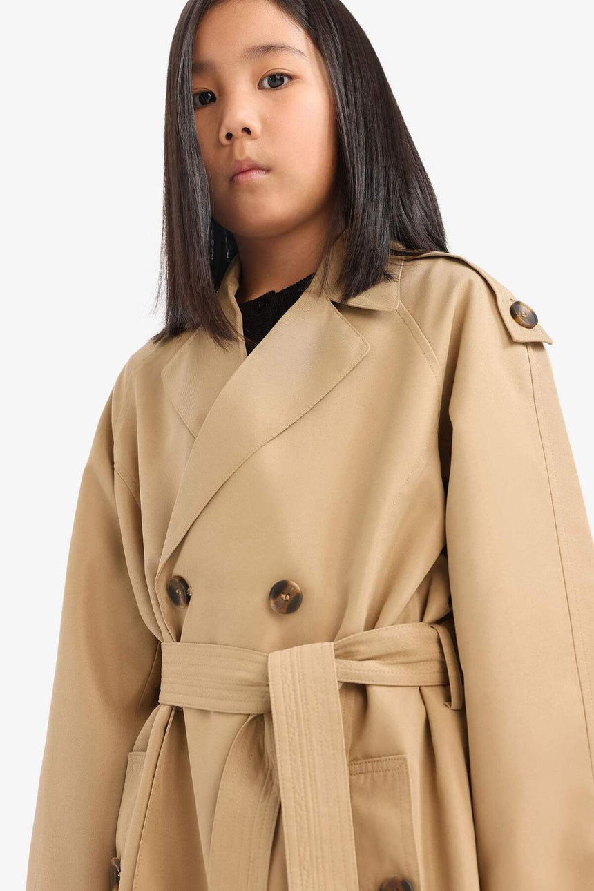 Defacto Çocuk Trenchcoat E7642A8 - Kahverengi
