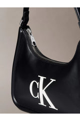 Calvin Klein Kadın BOLD CK SMALL SHOULDER BAG LV04F3230G - Siyah