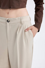 Defacto Kadın Trousers D8150AX - Siyah
