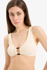 Defacto Kadın Bikini Top B6903Ax - Ekru