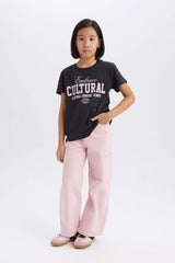 Defacto Çocuk Trousers C0451A8 - Açık Pembe