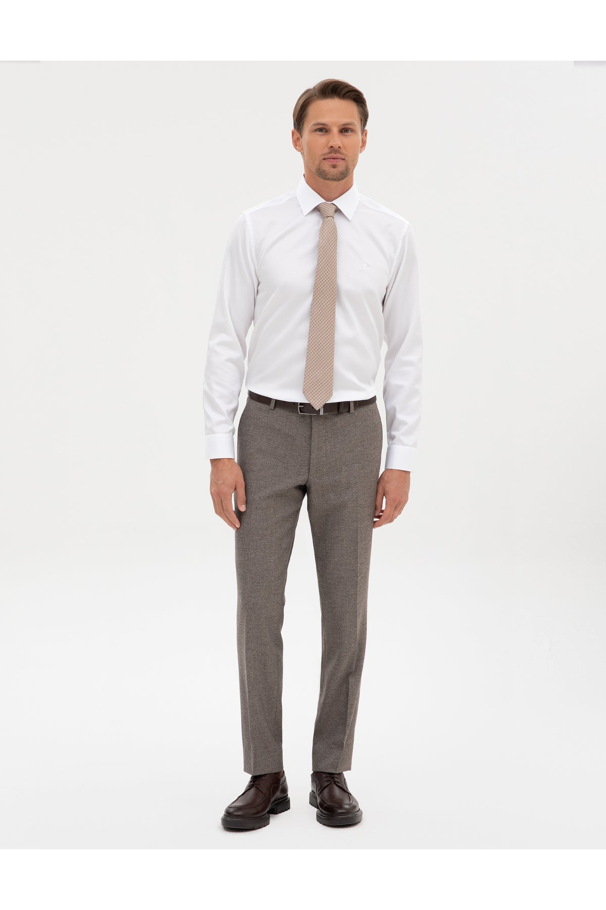pierre cardin erkek dokuma gömlek  2325896 - Beyaz