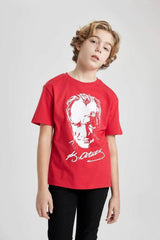 Defacto Çocuk Short Sleeve T-Shirt B6938A8 - Beyaz