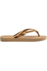 Havaianas Logo Metallic 4127244 Kadın Terlik - Altin