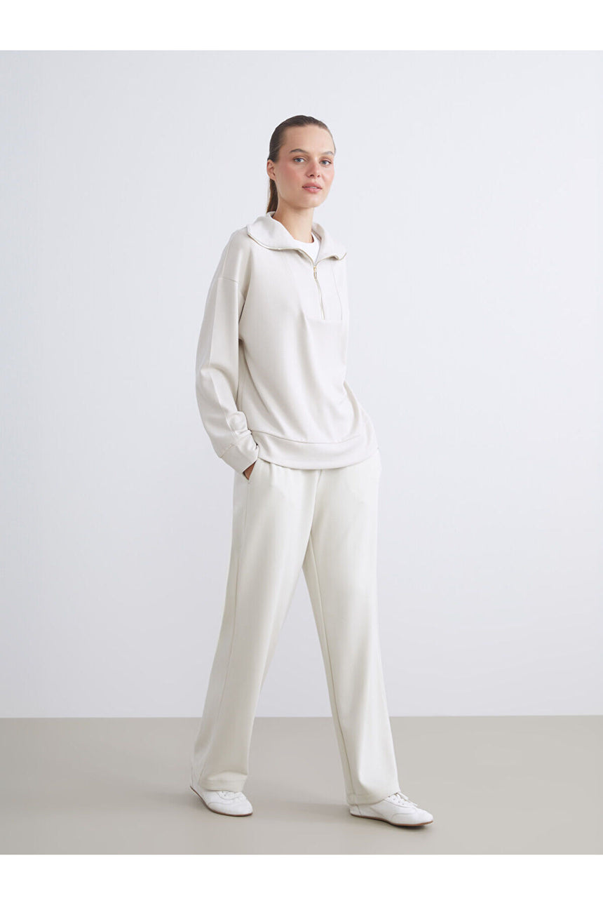LC Waikiki Kadın Sweatshirt W5I758L8 - Açık Gri