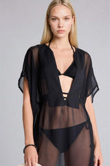 Defacto Kadın fixture sifon tunik Z9958AZ - Siyah