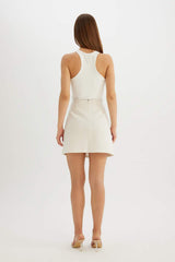 Defacto Kadın Woven Skirt D3952AX - Ekru
