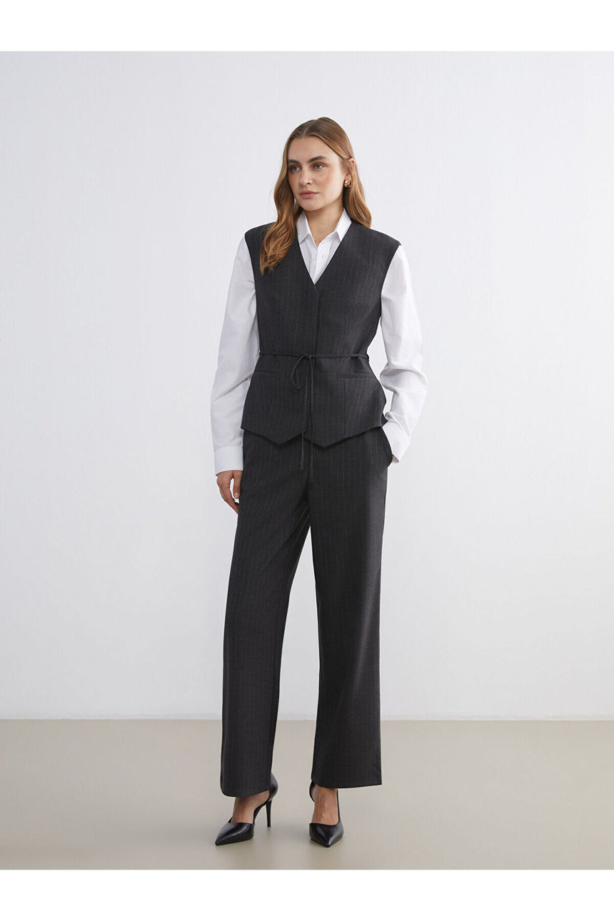 LC Waikiki Kadın Oversize Pantolon W5LK64B8 - Gri