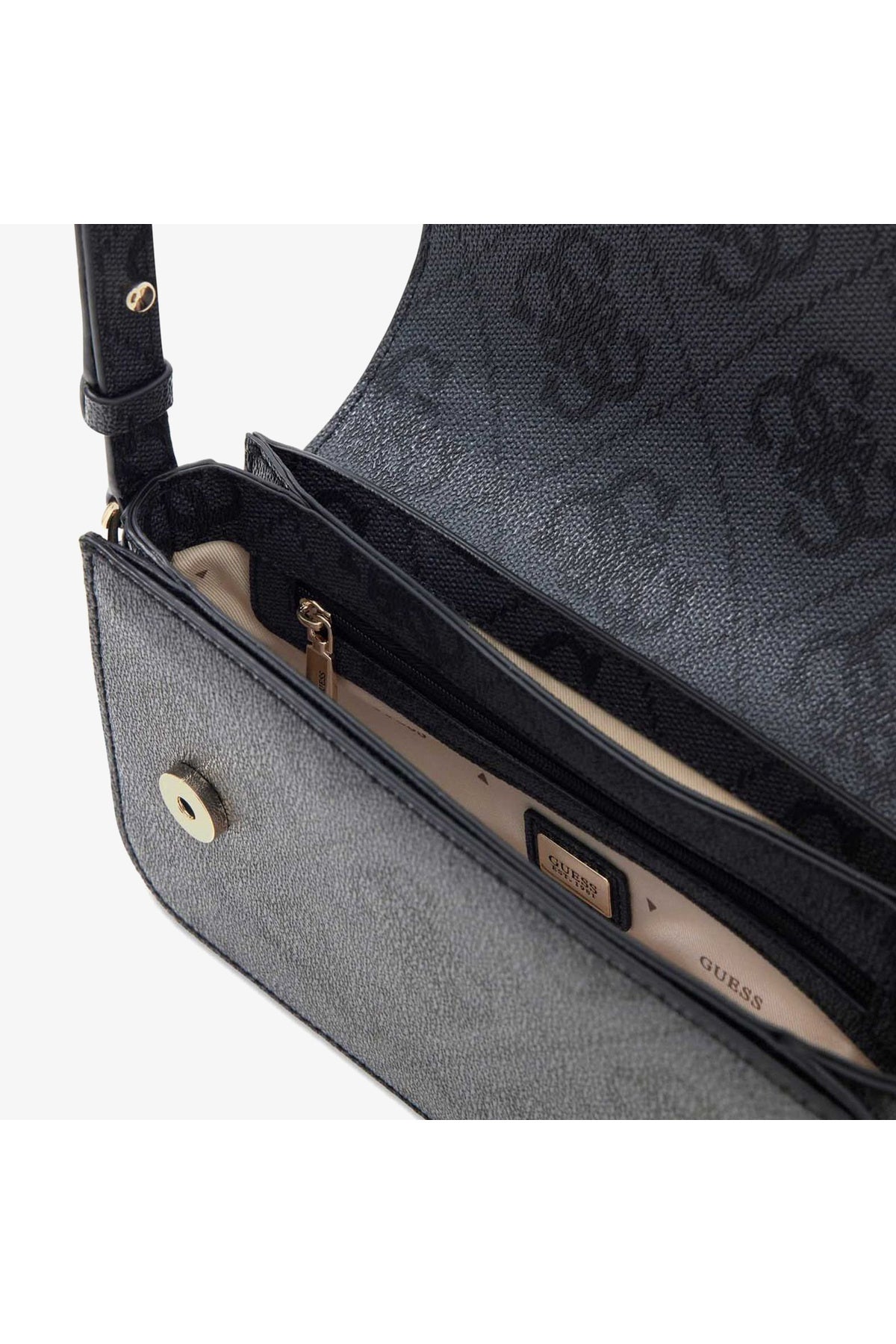 GUESS KADIN JANIE LOGO CNVRTBL X HWOS9924210 - Ekru/ Krem