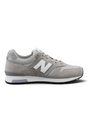 Sporline New Balance WL565GRY gri ve beyaz renkli, dokuma kumaş detaylı, günlük kullanıma uygun kadın spor ayakkabı