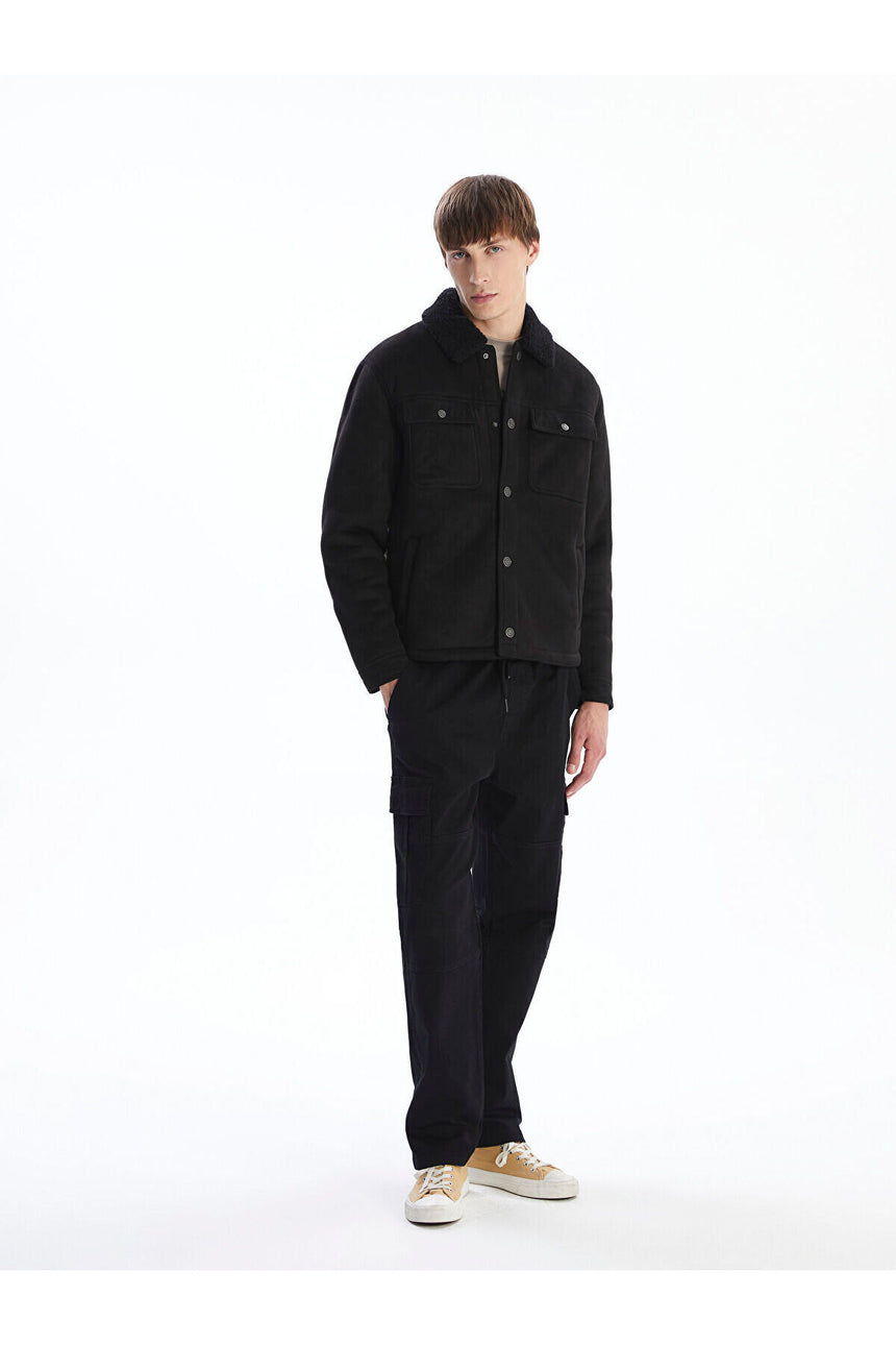 LCW ERKEK W59395C8 MNT,XK-SUEDE-UP-TR - Siyah