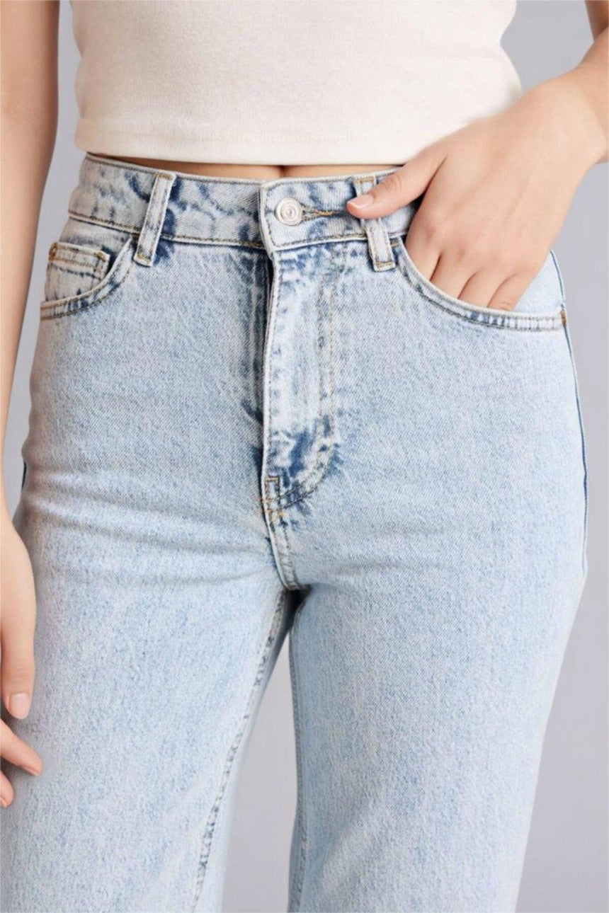 Defacto Kadın Denim F2150AX - Açık Mavi