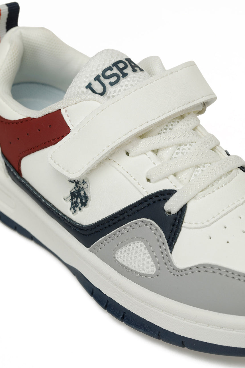 U.S. Polo Assn. Eny Erkek Çocuk Sneaker - Beyaz / Lacivert