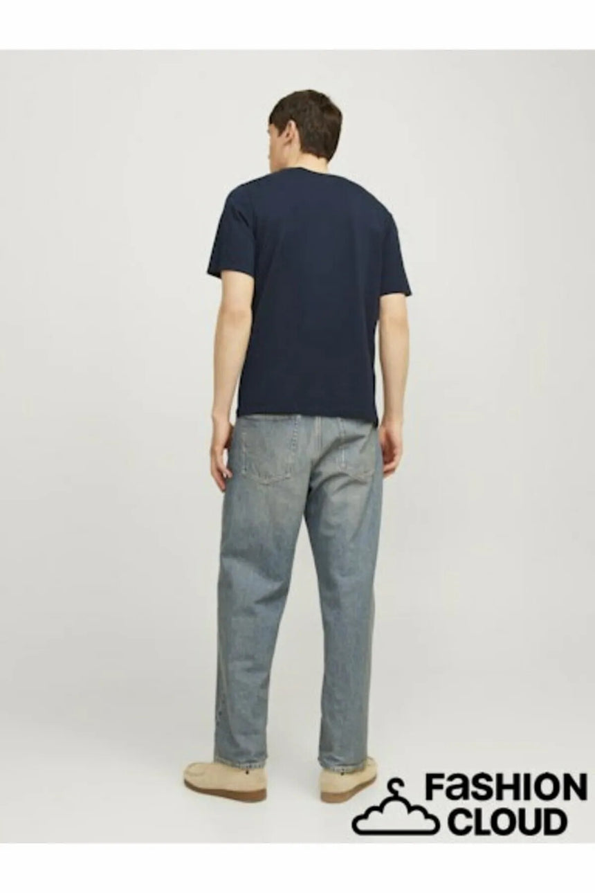 JACK&JONES JJECORP LOGO TEE PLAY SS O-N NOOS PLS 12243630 - Koyu Lacivert