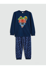 LC Waikiki Çocuk Pijama Takımı S6G054B4 - Koyu Lacivert