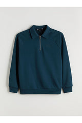 LCW ERKEK W5GL46E8 SWT,XM-TEAL-2 - Petrol Mavisi