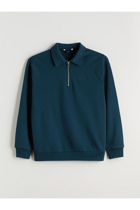 LCW ERKEK W5GL46E8 SWT,XM-TEAL-2 - Petrol Mavisi