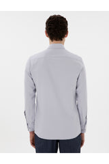 pierre cardin erkek dokuma gömlek 2126254 - Gri