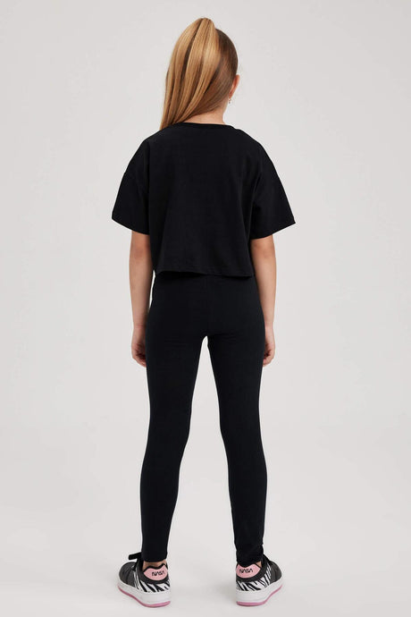 Defacto Çocuk Leggings A6907A8 - Siyah