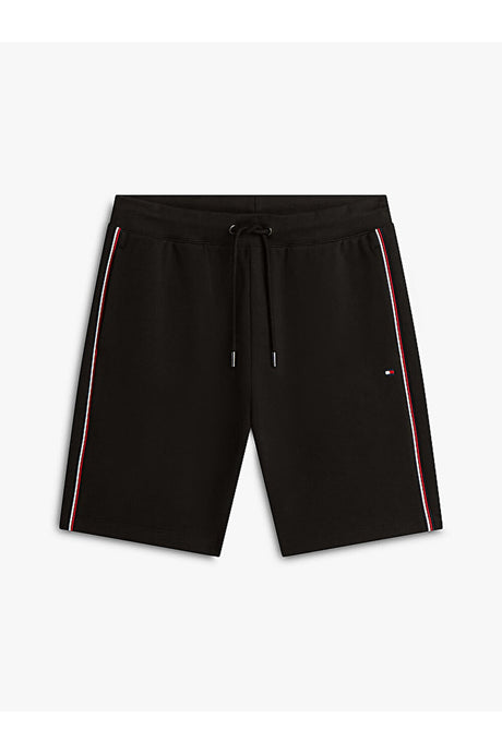 Tommy Hilfiger Erkek GLOBAL STRIPE SWEATSHORT MW0MW42883BDS - Siyah