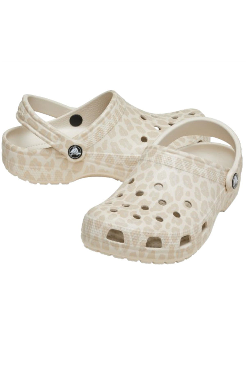 CROCS UNISEX Classic Animal Clog 211800 - Bej/Leopar