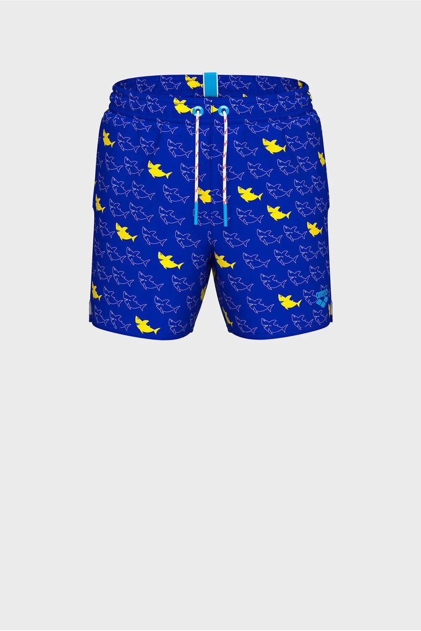 ARENA BOY'S ARENA WATER PRINTS BEACH BOXER AO 007186830 - Mavi