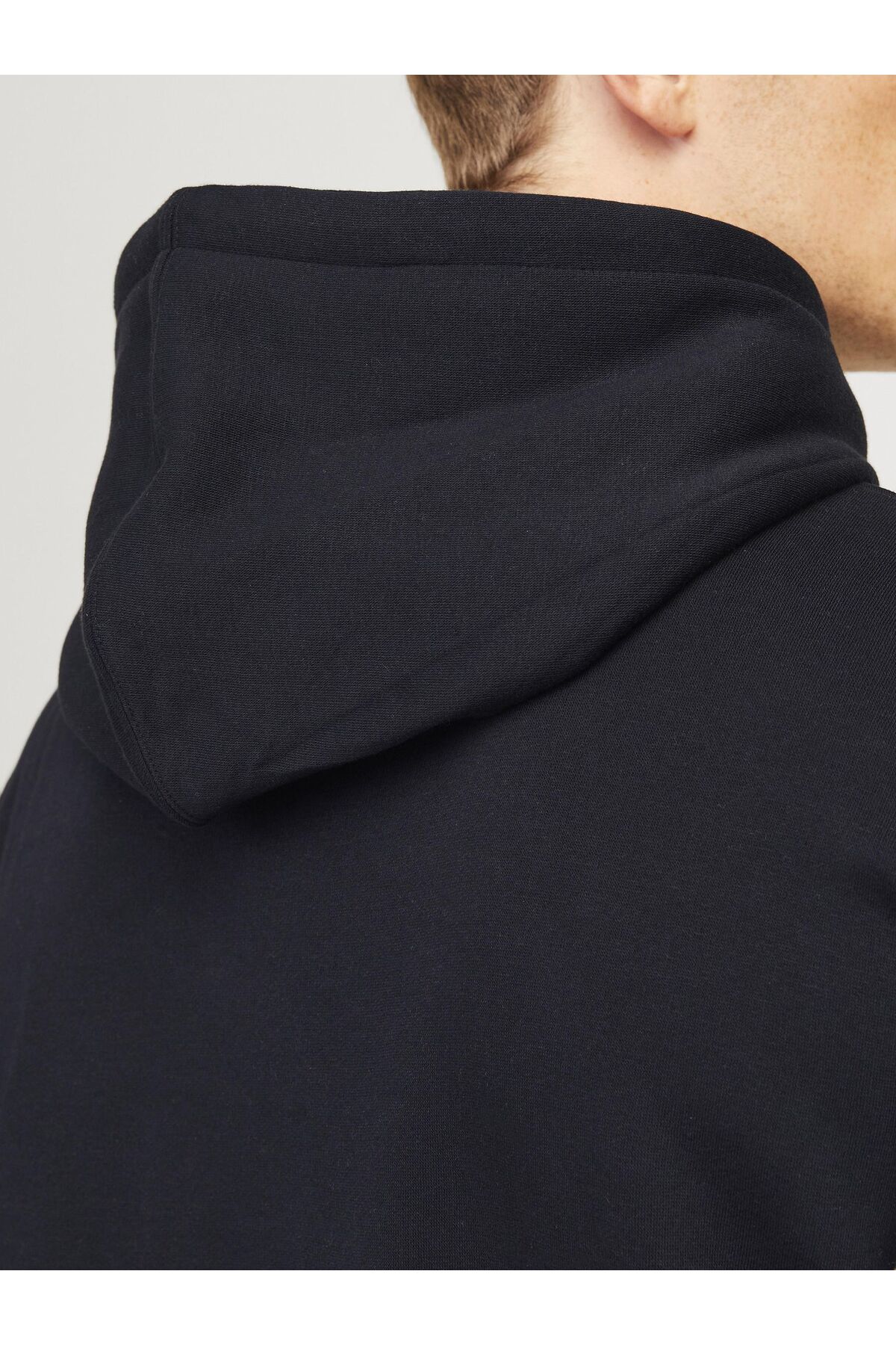 Jack & Jones Legacy Erkek Kapüşonlu Sweatshirt 12256590 - Siyah