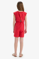Defacto Çocuk Jump Suit E3837A8 - Kırmızı
