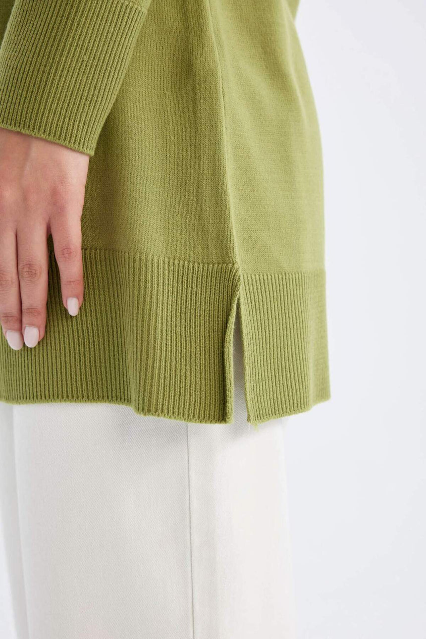 Defacto Kadın Tunic H3431Az - Zeytin Yeşili