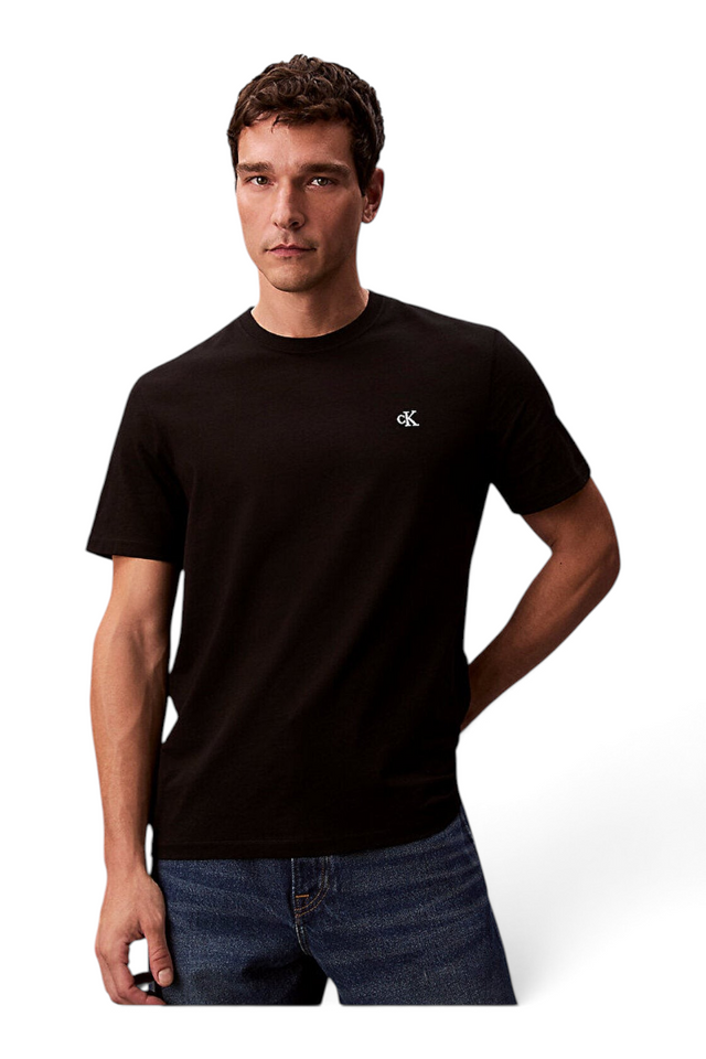 Sporline Calvin Klein siyah pamuklu comfort kesim erkek tişört