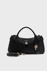 GUESS KADIN ELLA LOGO GIRLFRIEND SATCHEL HWPD9746050 - Siyah