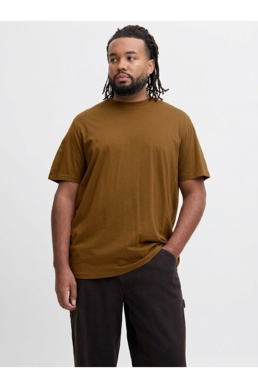 JACK&JONES JJEBRADLEY TEE SS NOOS PLS 12250623 - Kahverengi/ Turuncu