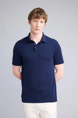 Defacto Erkek Short Sleeve Polo T-Shirt X2594AZ - Koyu Lacivert